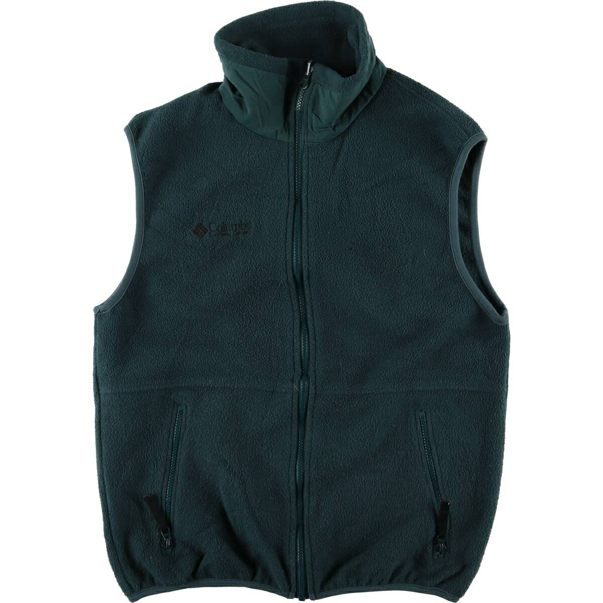 古着 90~00'S コロンビア Columbia リップストップ フリースベスト USA製 メンズM相当 ヴィンテージ /eaa599171 【中古】 【251222】
