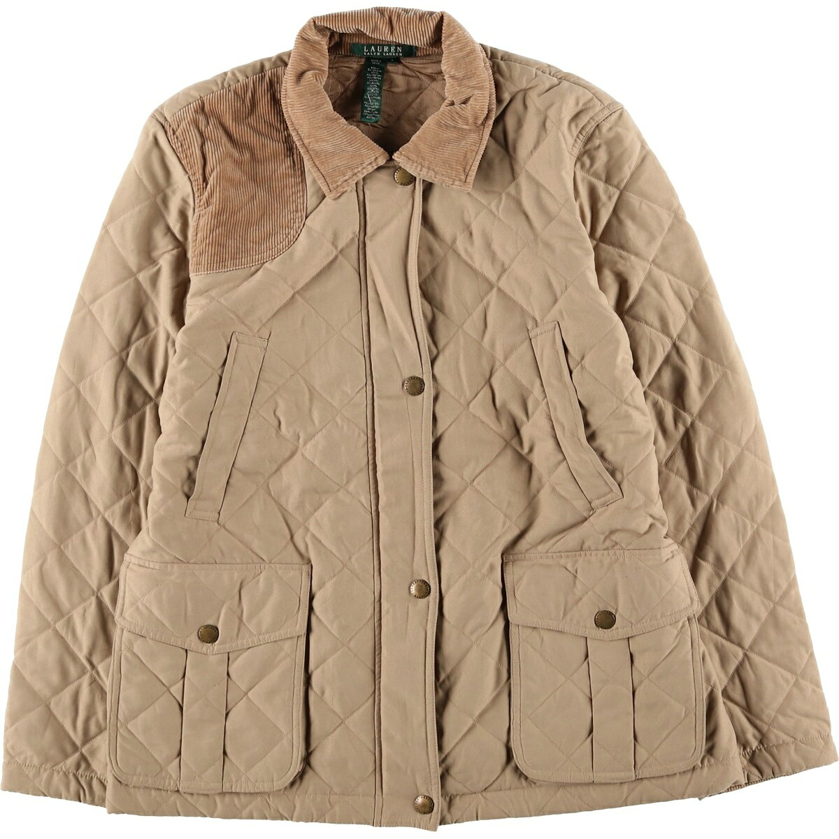古着 ラルフローレン Ralph Lauren LAUREN ローレン 中綿入り キルティングジャケット パファージャケット レディースL相当 /eaa599383 【中古】 【251231】 【ADEL/アデル】 【SS2603_10】