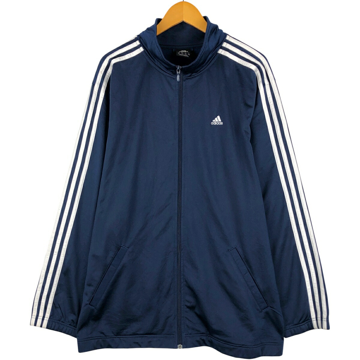 古着 00'S アディダス adidas ジャージ トラックジャケット メンズL相当 /eaa599392 【中古】 【251228】 【SS2603_10】 ネイビー系 春秋冬