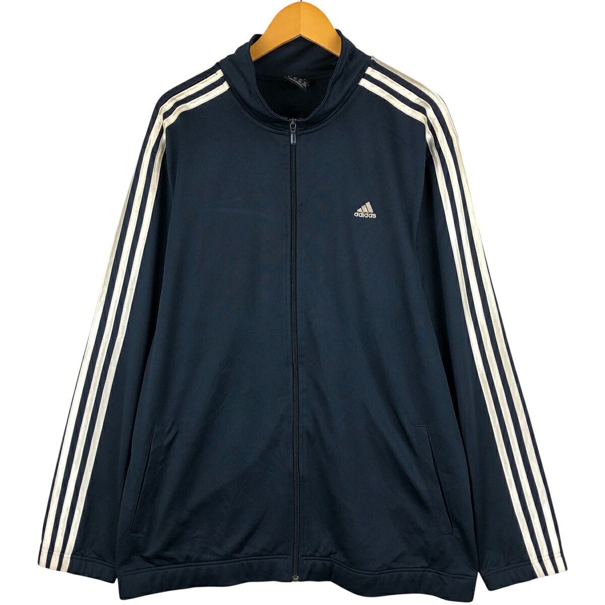 古着 00'S アディダス adidas ジャージ トラックジャケット メンズXL相当 /eaa599394 【中古】 【251228】 【SS2603_10】 ネイビー系 春秋冬