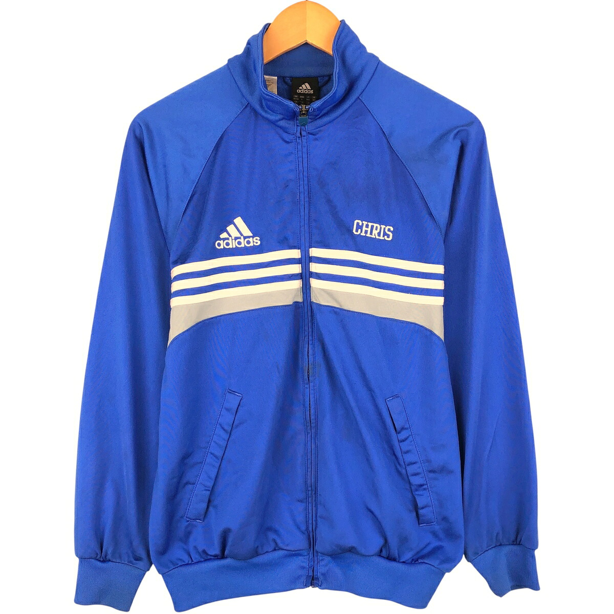 古着 00'S アディダス adidas ジャージ トラックジャケット メンズL相当 /eaa599396 【中古】 【251228】 【SS2603_10】 ブルー系 春秋冬