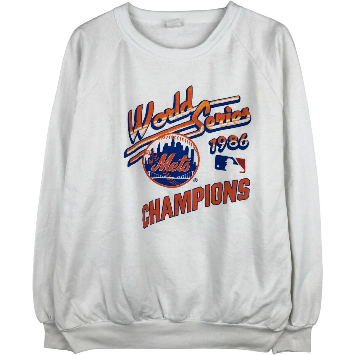 古着 MLB NEW YORK METS ニューヨークメッツ プリントスウェットシャツ トレーナー メンズXL相当 /eaa599639 【中古】 【251226】 【NH-2508】