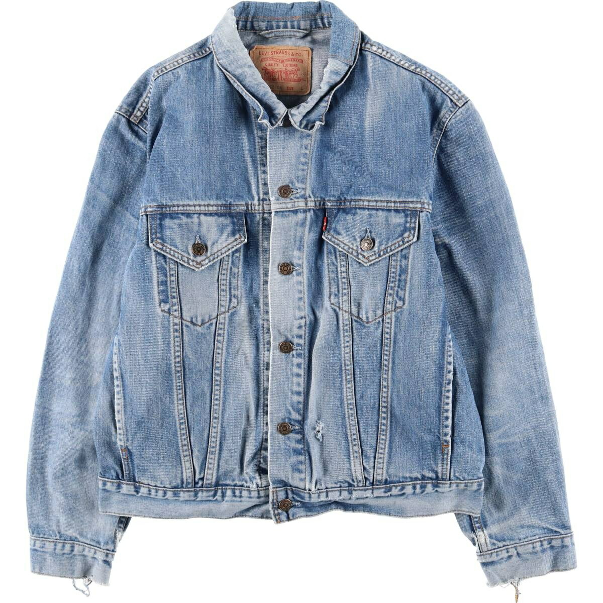 古着 00'S リーバイス Levi's 70550-0414 ユーロモデル デニムジャケット Gジャン メンズL相当 /eaa599861 【中古】 【251226】 【SS2603_10】