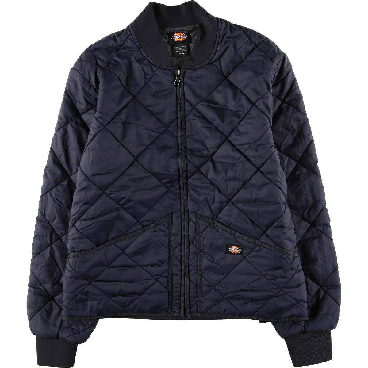 古着 ディッキーズ Dickies 中綿入り キルティングジャケット パファージャケット メンズL相当 /eaa599933 【中古】 【251221】 【SS2603_10】 ネイビー系 春秋冬