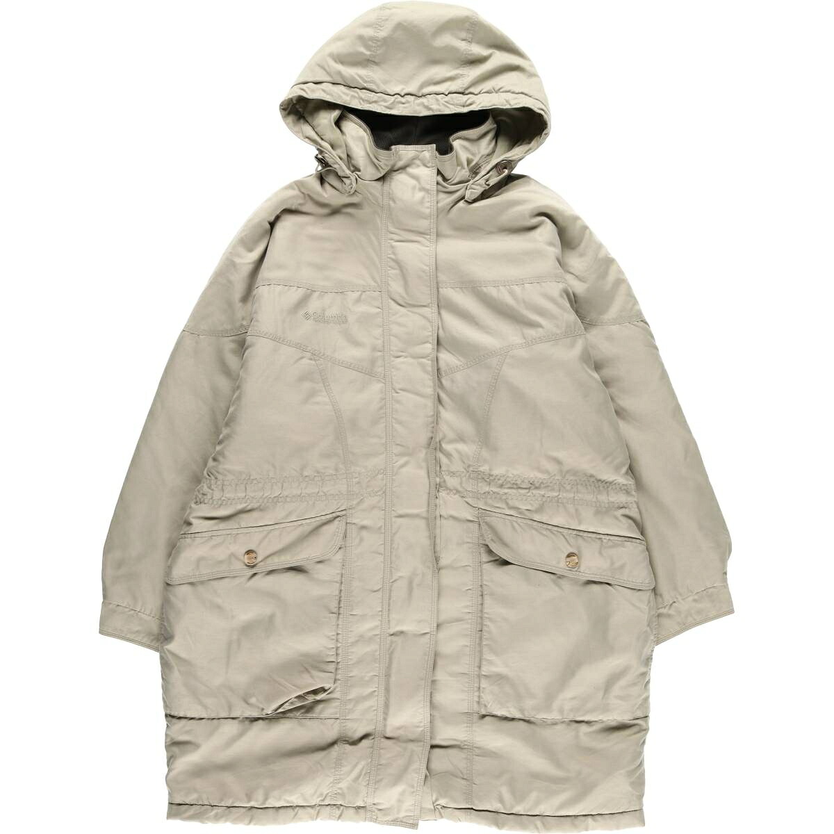 古着 90~00'S コロンビア Columbia 中綿マウンテンパーカー シェルジャケット パファージャケット レディースXL相当 ヴィンテージ /eaa600007 【中古】 【251115】 【ADEL/アデル】 【SS2603_10】 カーキ系 春秋冬