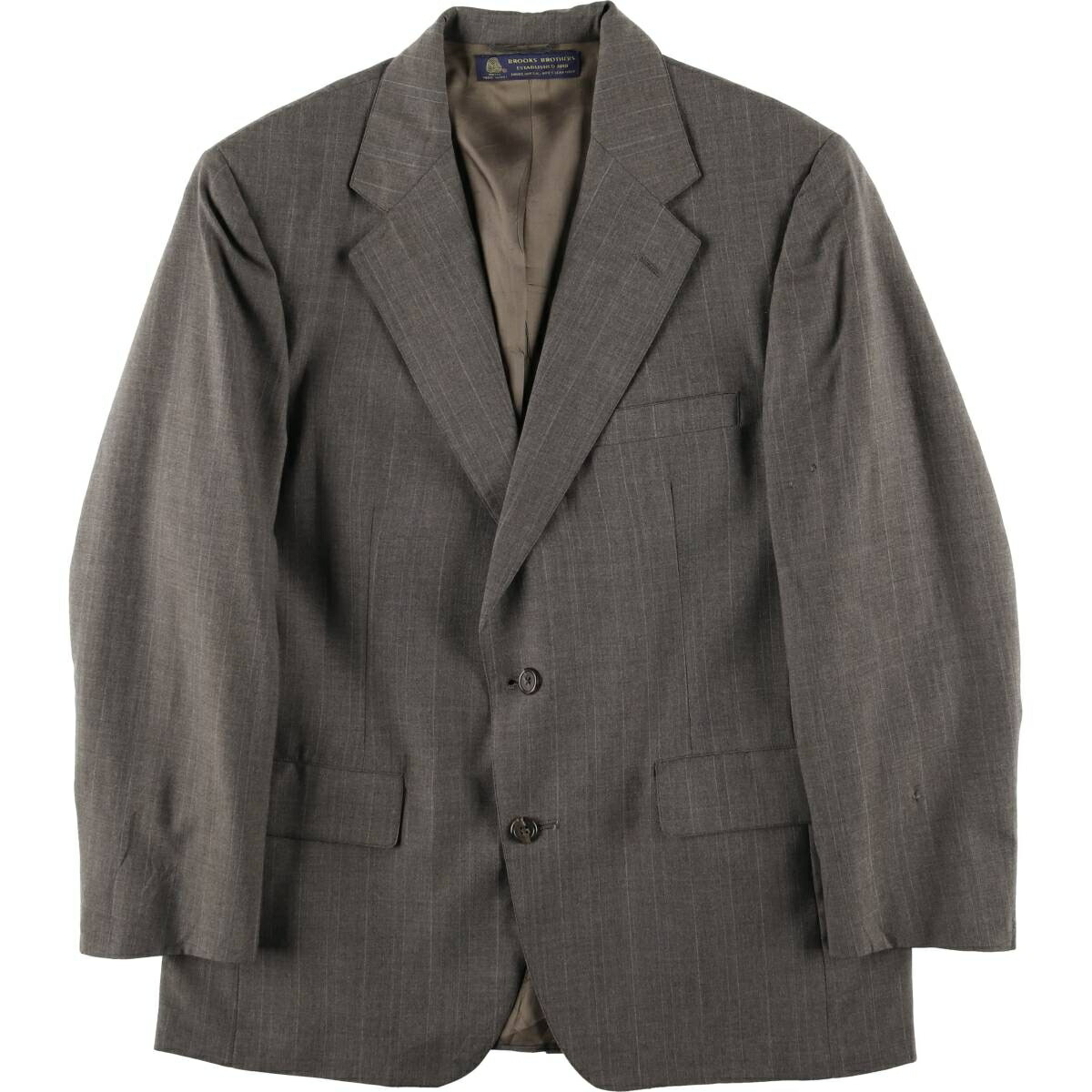 古着 80~90'S ブルックスブラザーズ Brooks Brothers ストライプ柄 ウールテーラードジャケット USA製 メンズM相当 ヴィンテージ /eaa600305 【中古】 【251124】 【SS2606_30|古着屋JAM