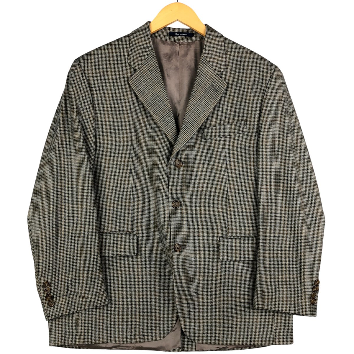 古着 ラルフローレン Ralph Lauren CHAPS チャップス 千鳥格子柄 テーラードジャケット カナダ製 メンズL相当 /eaa600311 【中古】 【251117】 【SS2603_10】 10,118円