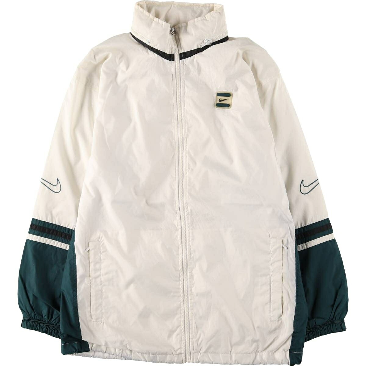 古着 90'S ナイキ NIKE ウインドブレーカー メンズS相当 ヴィンテージ /eaa600371 【中古】 【251123】 【SS2603_10】 ホワイト系 春秋冬