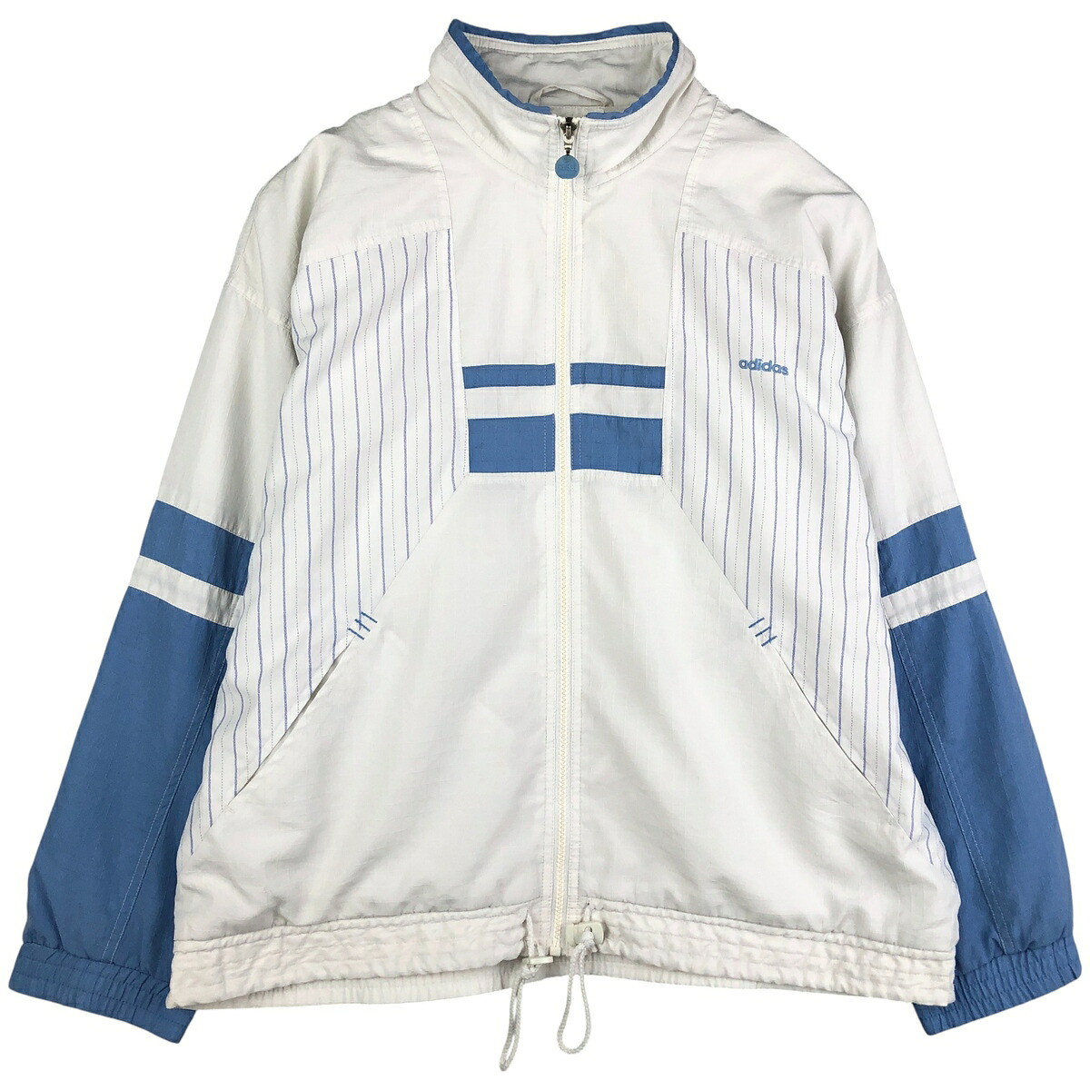古着 80~90'S アディダス adidas ウインドブレーカー メンズM相当 ヴィンテージ /eaa600640 【中古】 【251122】 【NH-2508】 【SS2603_10】 ホワイト系 春秋冬