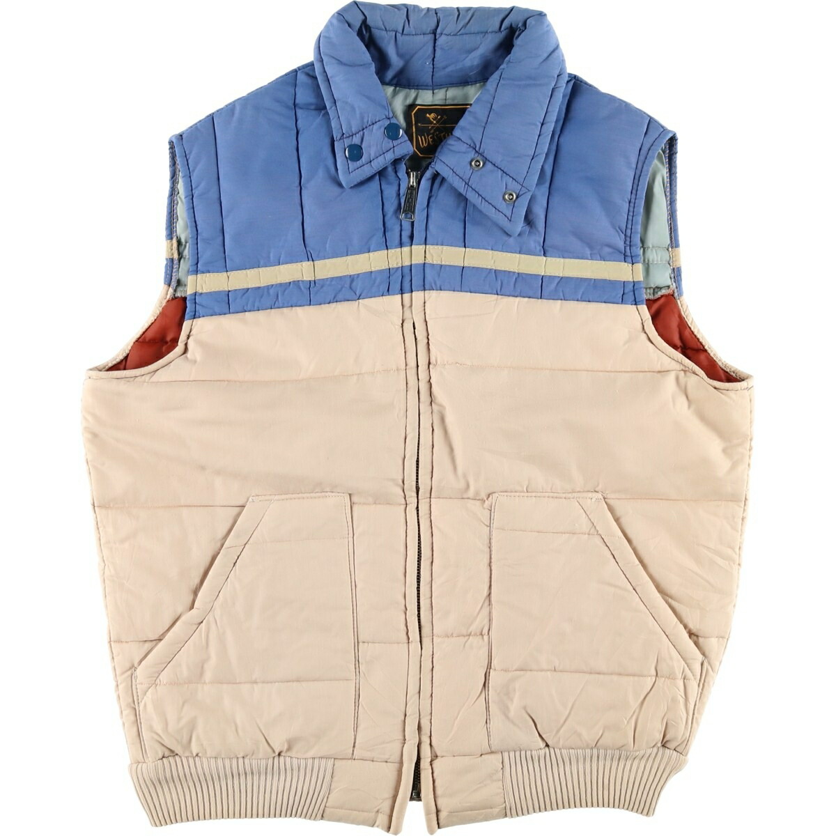 古着 70\'S WESTWING 中綿ベスト USA製 メンズL相当 ヴィンテージ /eaa601293 【中古】 【251127】 【SS2603_10】