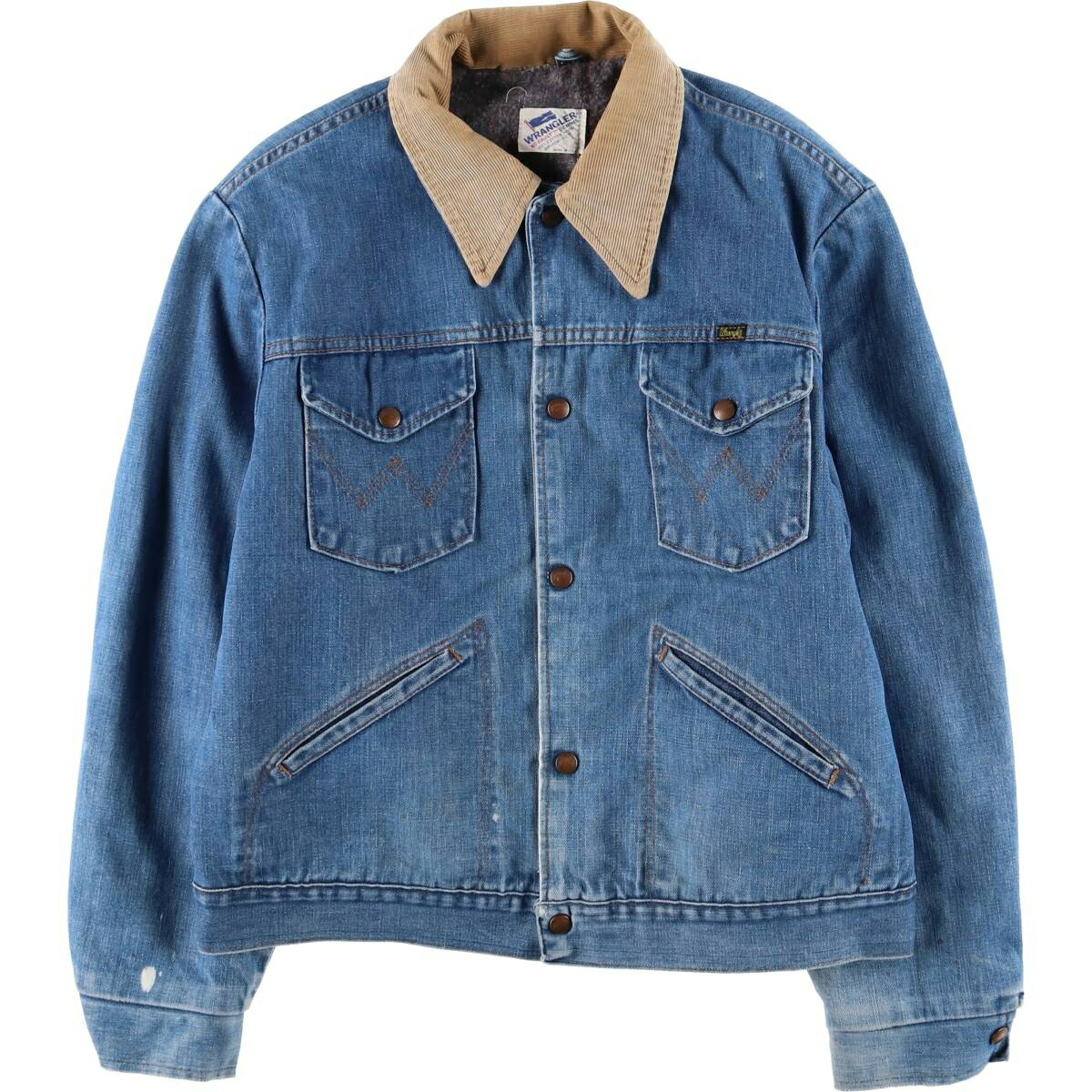 楽天市場】60's USA製☆ Wrangler ラングラー 24MJZ フルジップ デニム