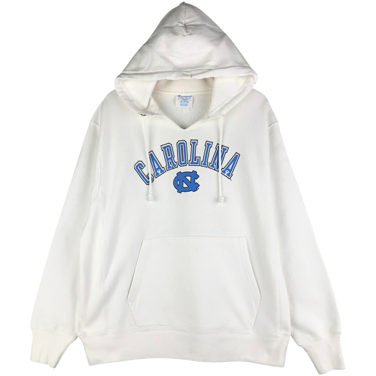 古着 チャンピオン Champion ORIGINAL REVERSE WEAVE オリジナルリバースウィーブ NORTH CAROLINA ノースカロライナ大学 カレッジ スウェットプルオーバーパーカー メンズL相当 /eaa601449 【中古】 【251127】