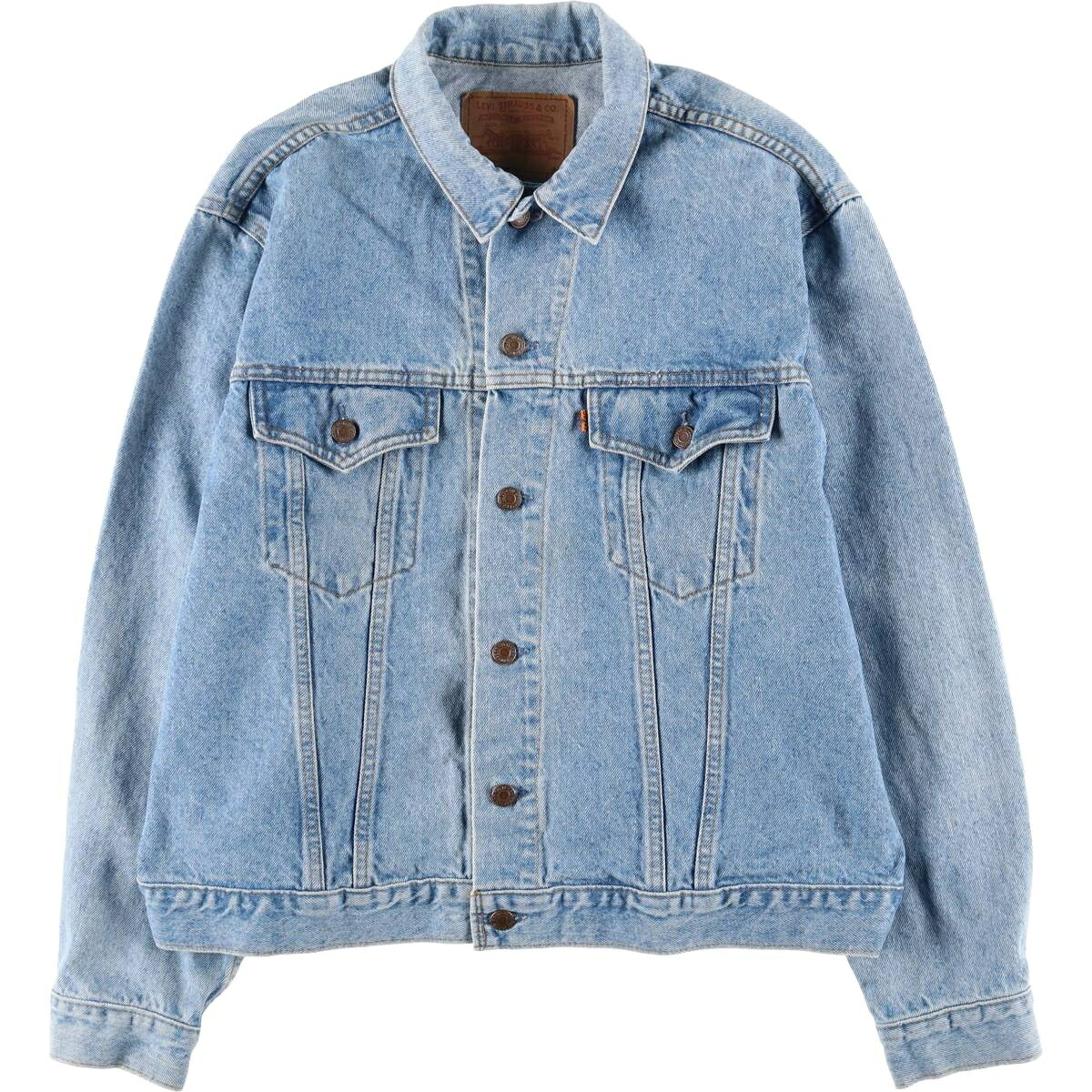 古着 80~90'S リーバイス Levi's 75505-0212 オレンジタブ デニムジャケット Gジャン カナダ製 メンズL相当 ヴィンテージ /eaa602438 【中古】 【251130】 【SS2606_30|古着屋JAM
