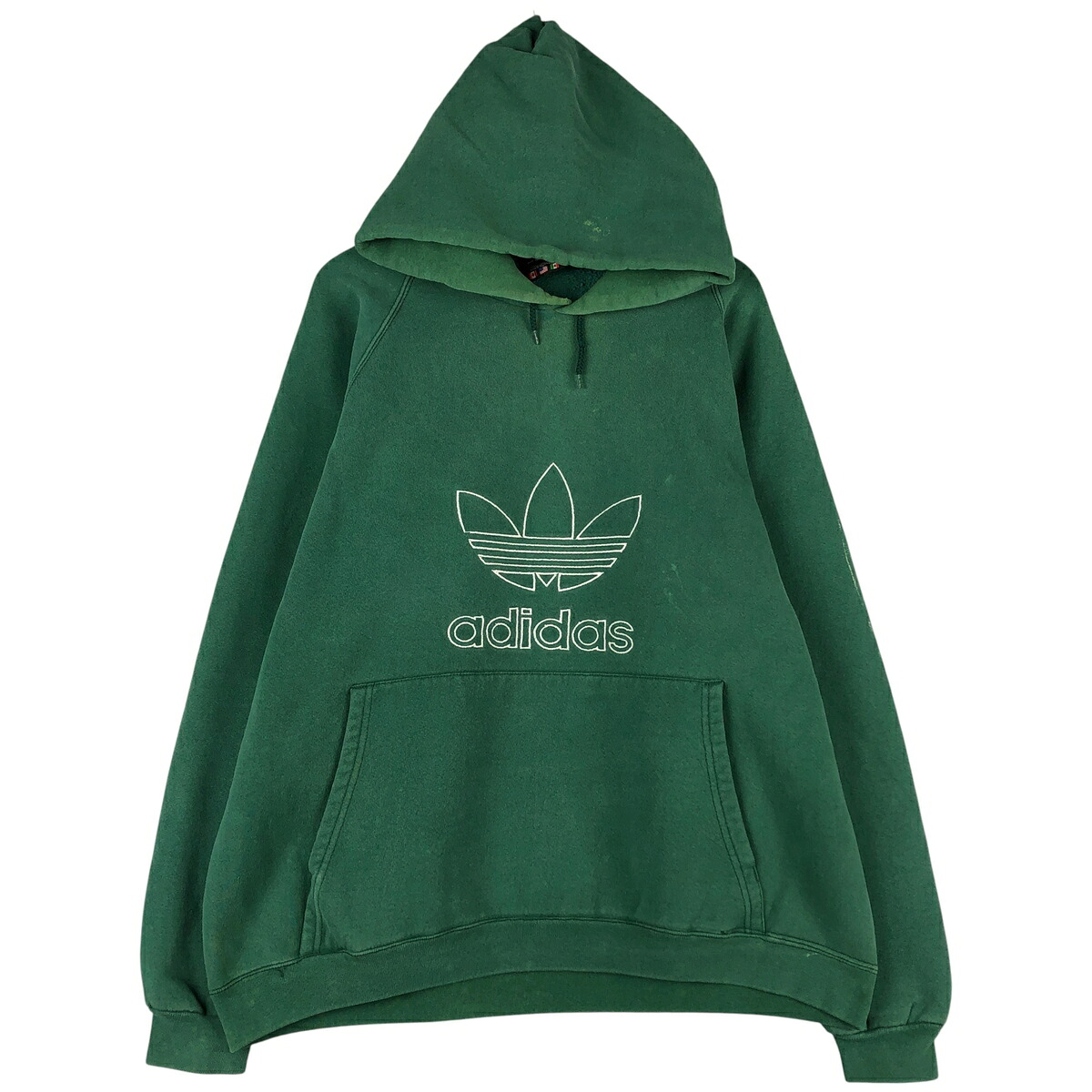 古着 90'S アディダス adidas トレフォイルロゴ スウェットプルオーバーパーカー USA製 メンズXL相当 ヴィンテージ /eaa602597 【中古】 【251202】 【SS2606_10】|古着屋JAM