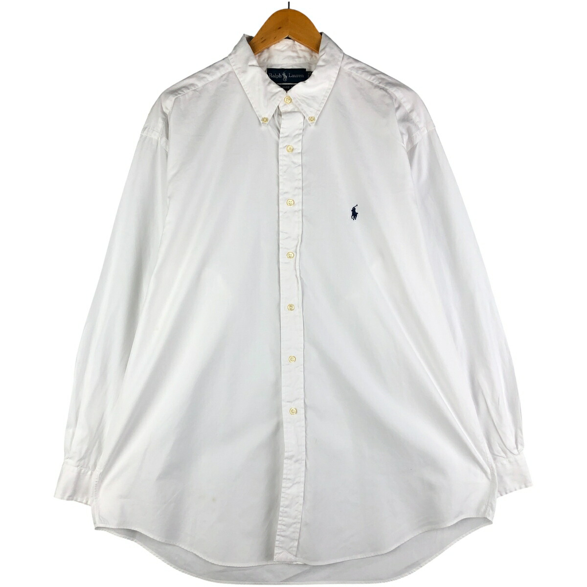 古着 ラルフローレン Ralph Lauren CLASSIC FIT 長袖 ボタンダウンシャツ メンズXL相当 /eaa602610 【中古】 【251129】 ホワイト系 春夏秋冬 6,186円