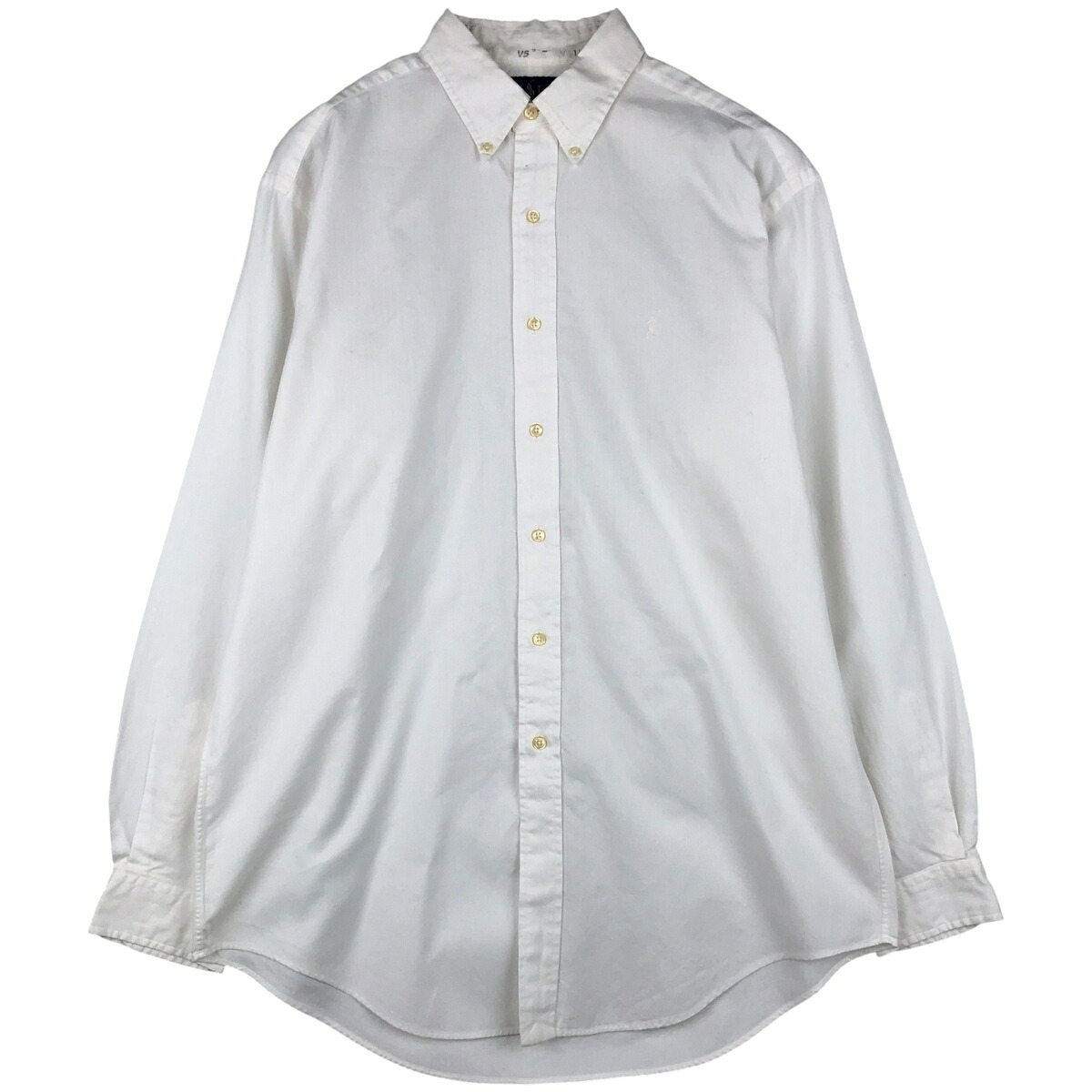 古着 ラルフローレン Ralph Lauren YARMOUTH ヘリンボーン 長袖 ボタンダウンシャツ メンズL相当 /eaa602733 【中古】 【251212】 【NH-2508】 ホワイト系 春夏秋冬
