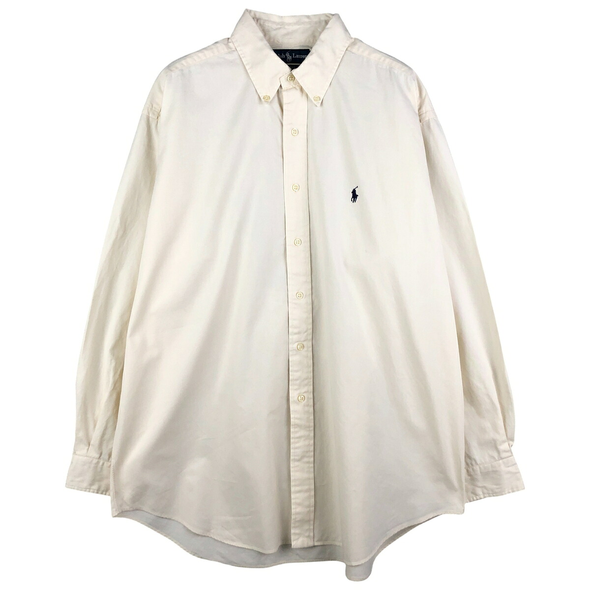 古着 ラルフローレン Ralph Lauren BLAKE 長袖 ボタンダウンシャツ メンズL相当 /eaa602738 【中古】 【251129】 【NH-2508】 ホワイト系 春夏秋冬