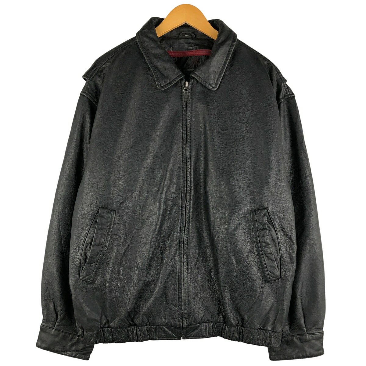 美品90s00sSTJOHNBAYレザージャケットドリズラーバイクブラック黒XL 楽天市場】90年代 STJOHN'SBAY レザー ドリズラージャケット ブラック