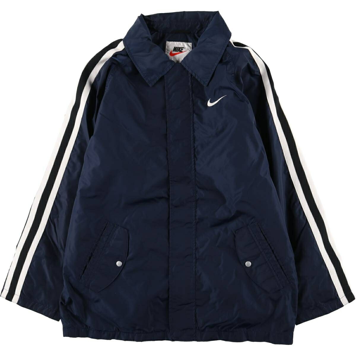 古着 90'S ナイキ NIKE ナイロンジャケット メンズM相当 ヴィンテージ /eaa602992 【中古】 【251213】 【SS2603_10】 ネイビー系 春秋冬