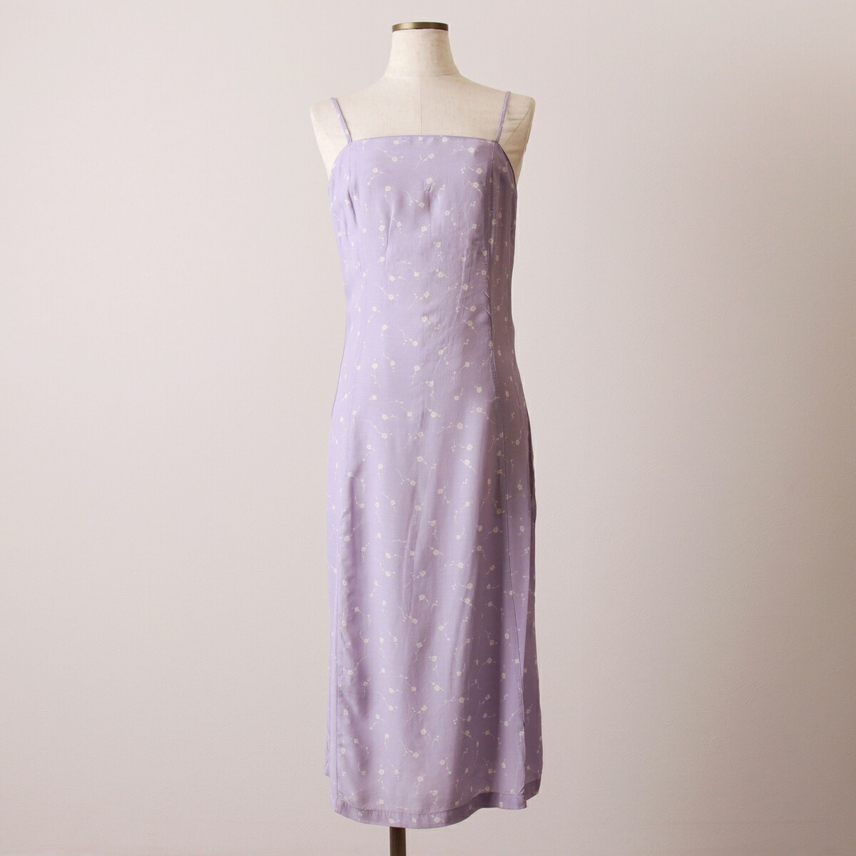 古着 アメリカンイーグル AMERICAN EAGLE OUTFITTERS 総柄 花柄 ハーフ丈 キャミソールワンピース レディースXS相当 /eaa603129 【中古】 【251207】 【Elulu/エルル】 パープル系 春夏秋冬