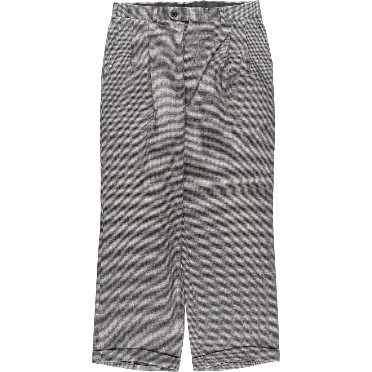 古着 バーバリー Burberry's チェック柄 千鳥格子柄 ツータック ウールパンツ メンズw31相当 /eaa603317 【中古】 【251216】 【CF2512】