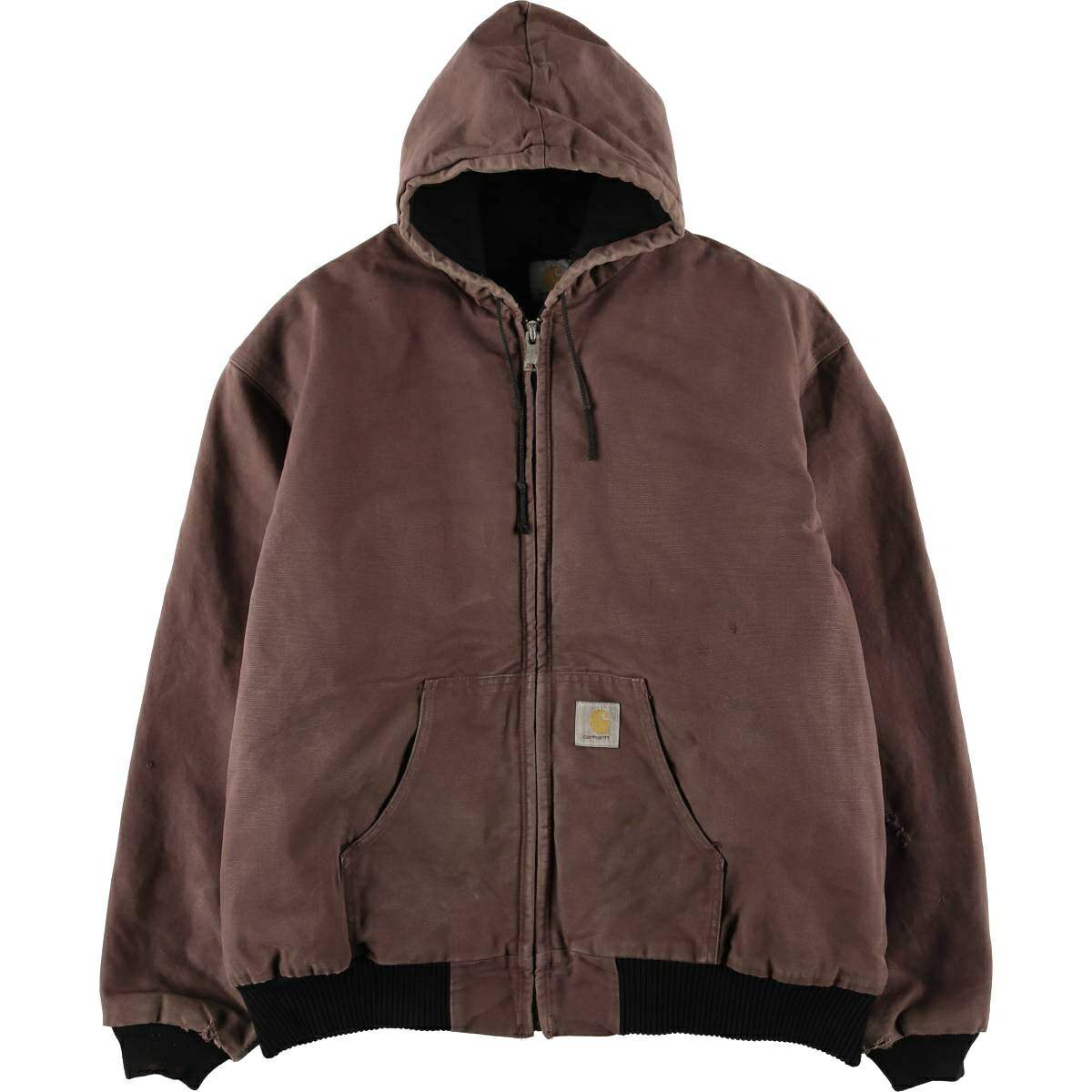 古着 ビッグサイズ 80~90'S カーハート Carhartt アクティブジャケット 中綿入り ダックフルジップパーカー メンズXXXL相当 /eaa603676 【中古】 【251207】 【SS2603_10】 レッド系 春秋冬