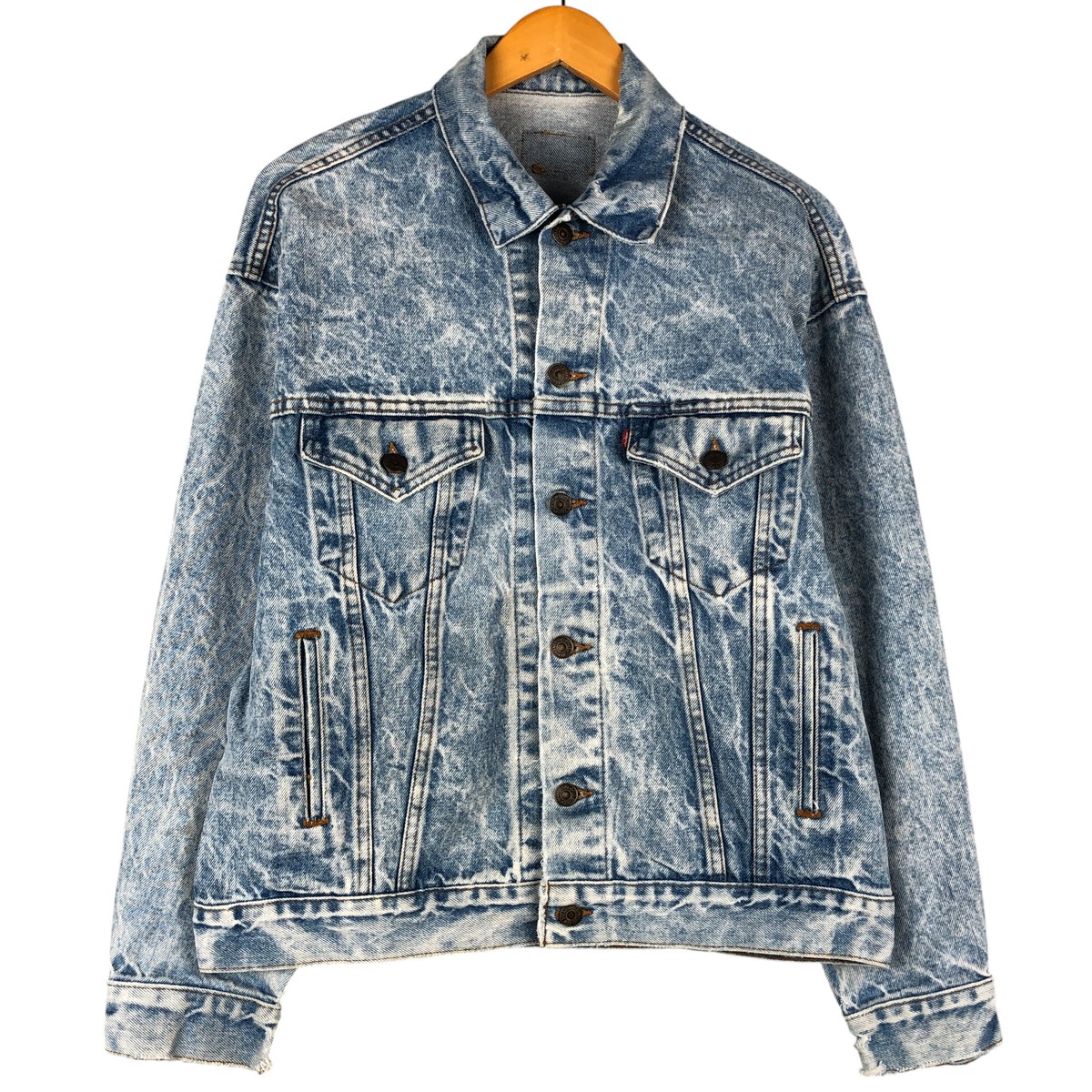 古着 90'S リーバイス Levi's 70507-0219 ケミカルウォッシュ デニムジャケット Gジャン USA製 メンズM相当 ヴィンテージ /eaa603692 【中古】 【251206】 【SS2606_10】|古着屋JAM