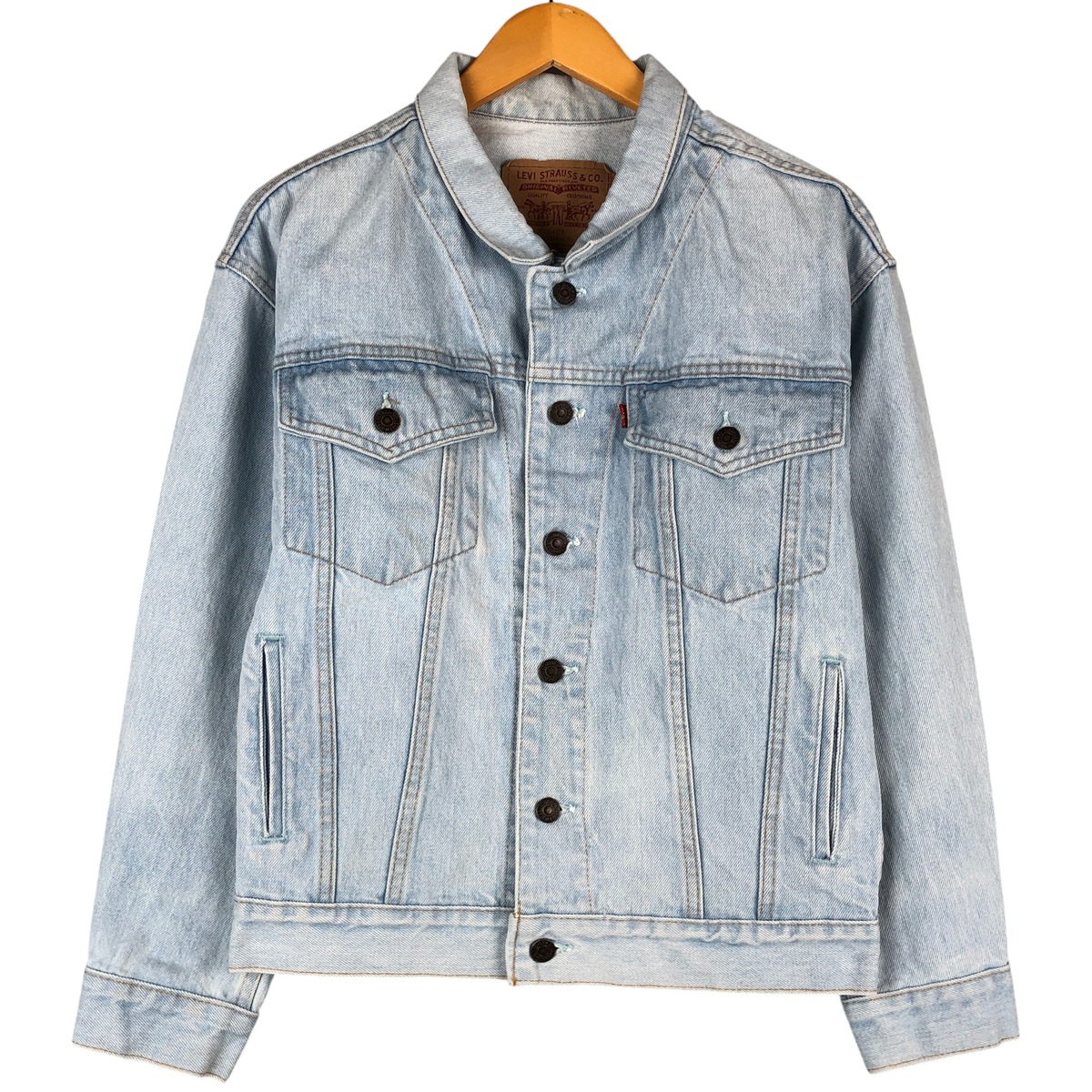 古着 90'S リーバイス Levi's 75432-0210 デニムジャケット Gジャン メンズL相当 ヴィンテージ /eaa603695 【中古】 【251206】 【SS2606_10】｜古着屋JAM