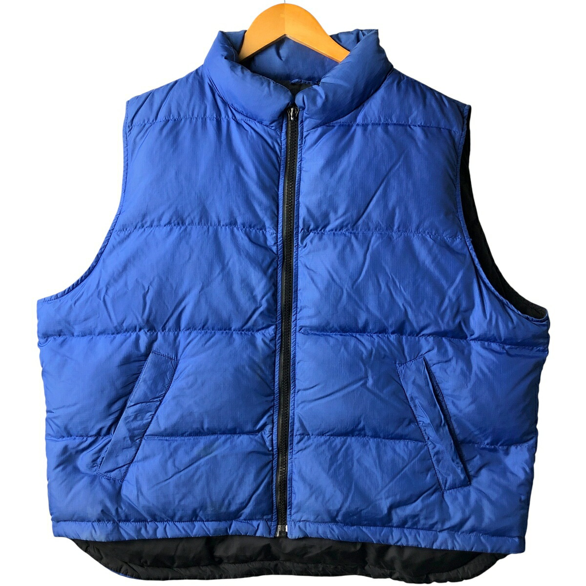 古着 エディーバウアー Eddie Bauer リップストップ グースダウンベスト メンズXL相当 /eaa603733 【中古】 【251207】 ブルー系 春秋冬