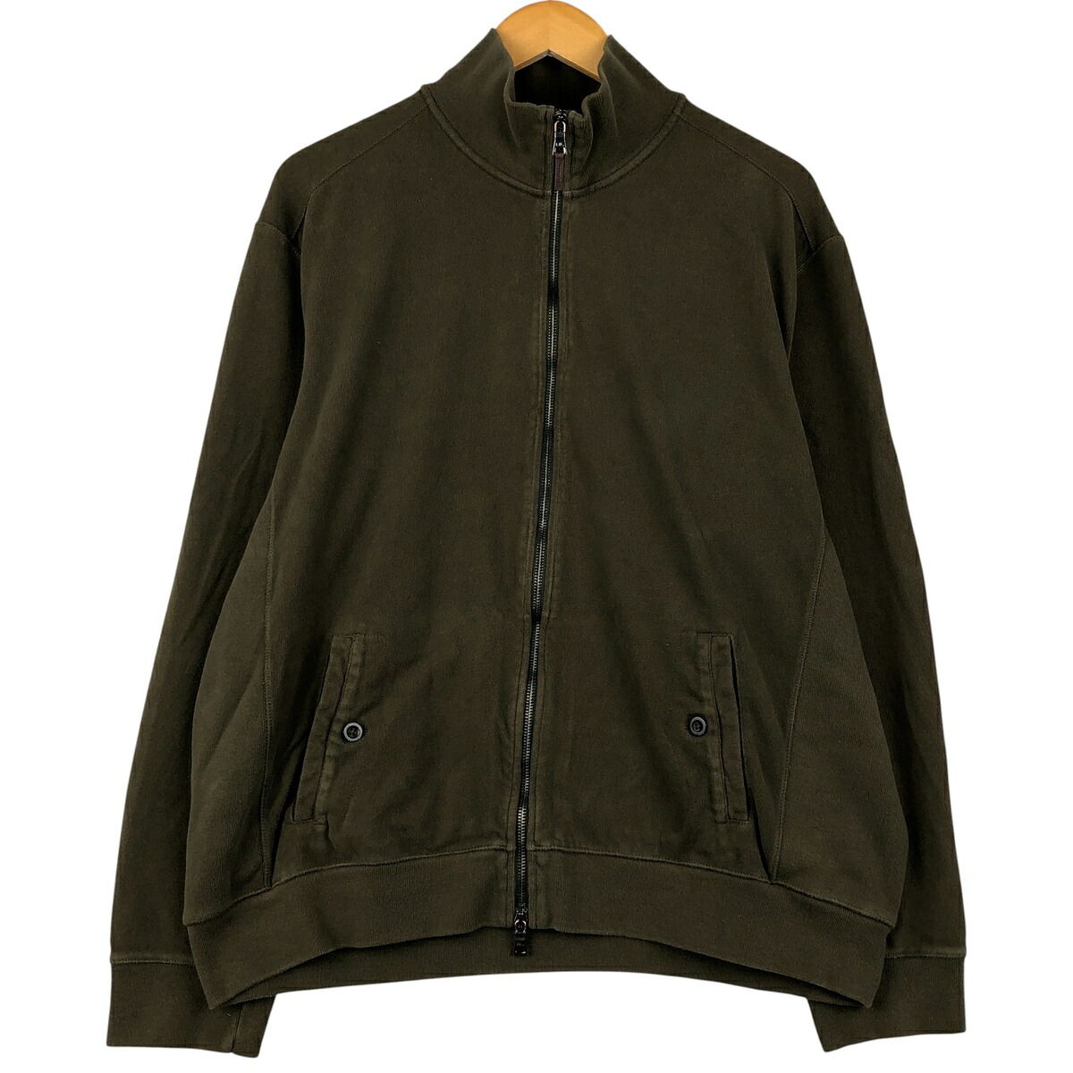 古着 ラルフローレン Ralph Lauren POLO by Ralph Lauren フルジップスウェットシャツ トレーナー メンズXL相当 /eaa604057 【中古】 【260101】 カーキ系 春夏秋冬