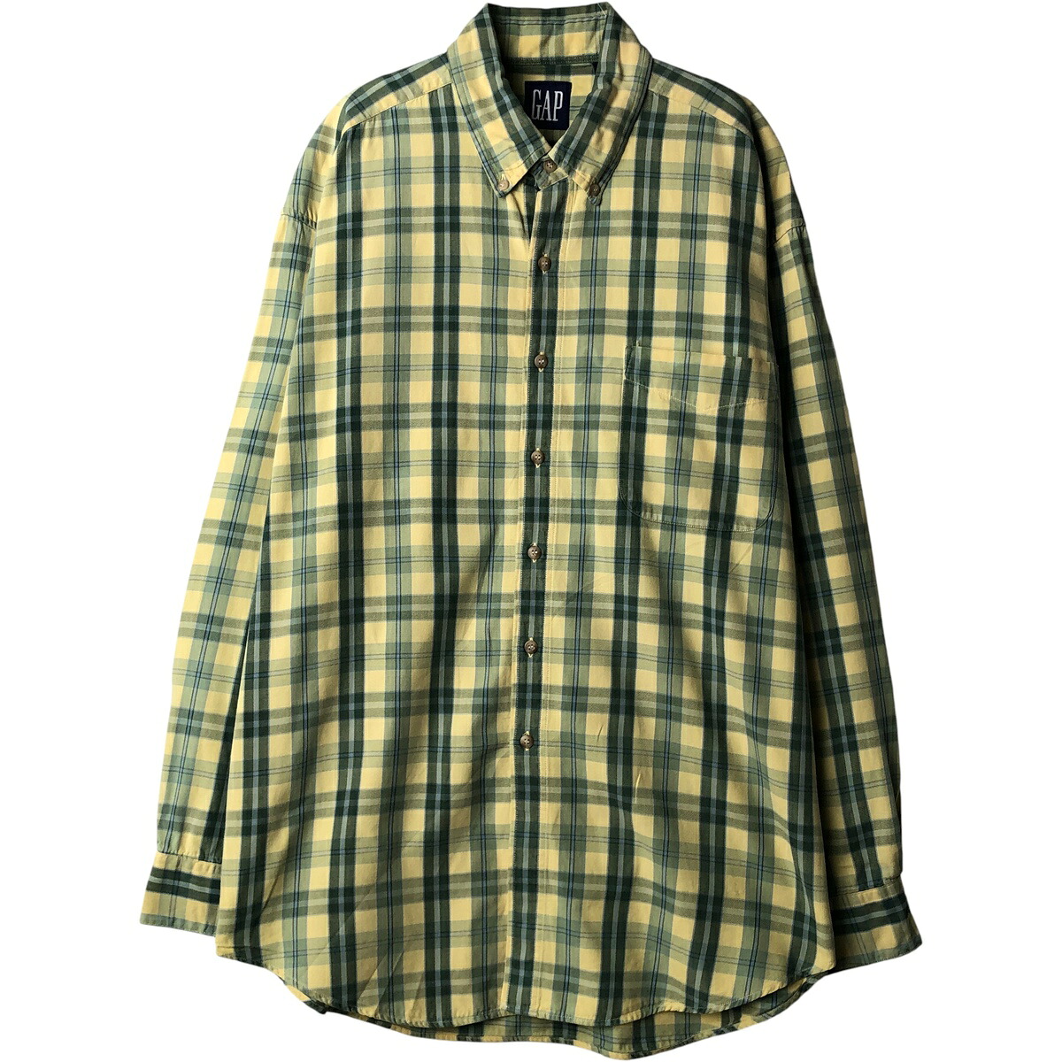 古着 90'S ギャップ GAP オールドギャップ 長袖 ボタンダウンチェックシャツ メンズXL相当 ヴィンテージ /eaa604199 【中古】 【260119】 【NH-2508】 【SS2606_10】｜古着屋JAM