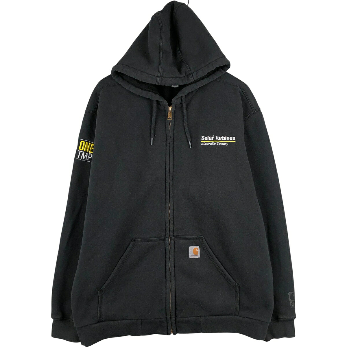 古着 カーハート Carhartt RAIN DEFENDER Solar Turbines アドバタイジング スウェットフルジップパーカー メンズXL相当 /eaa604277 【中古】 【260102】 【SS2606_10】｜古着屋JAM