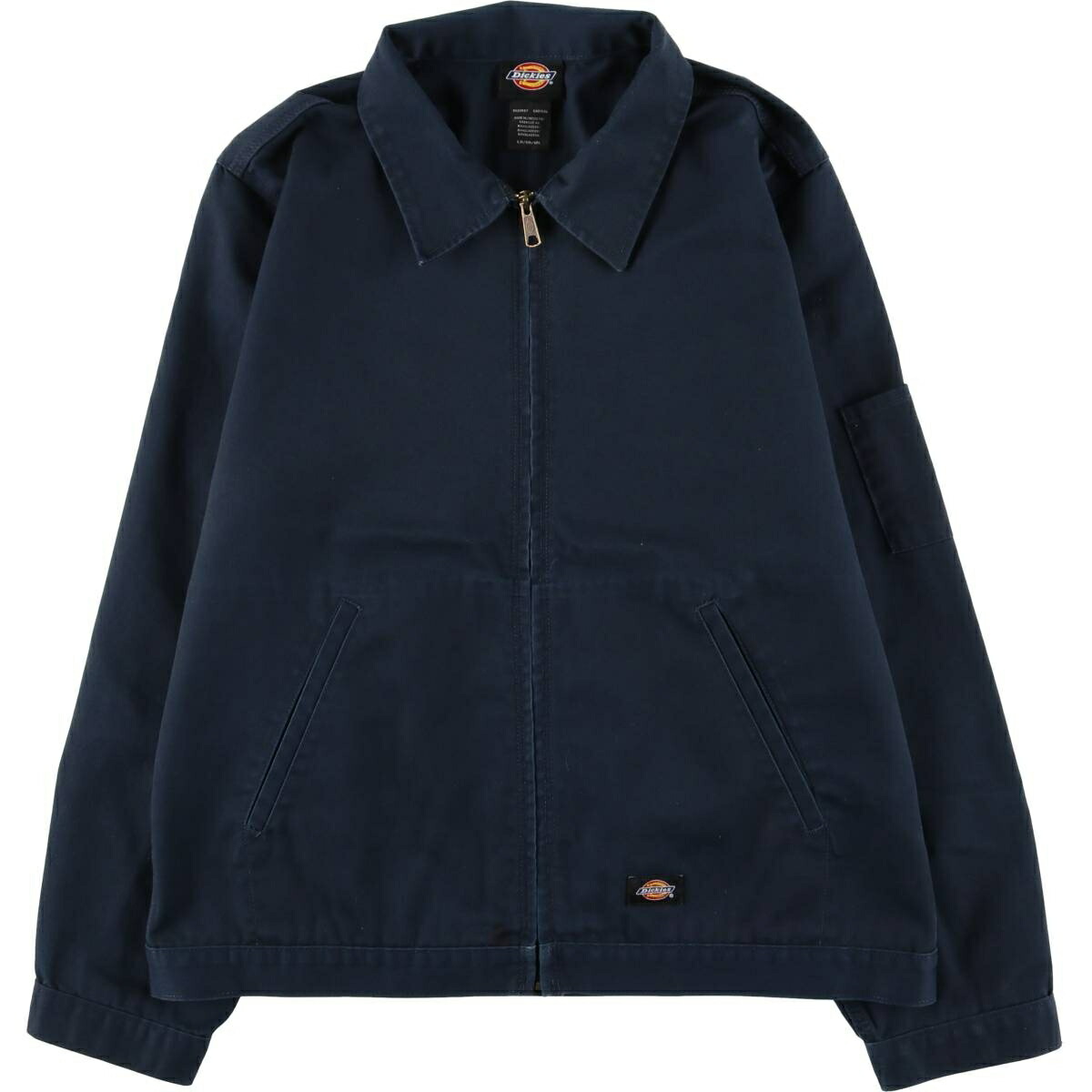 古着 ディッキーズ Dickies ワークジャケット メンズL相当 /eaa604744 【中古】 【260112】 ネイビー系 春秋冬