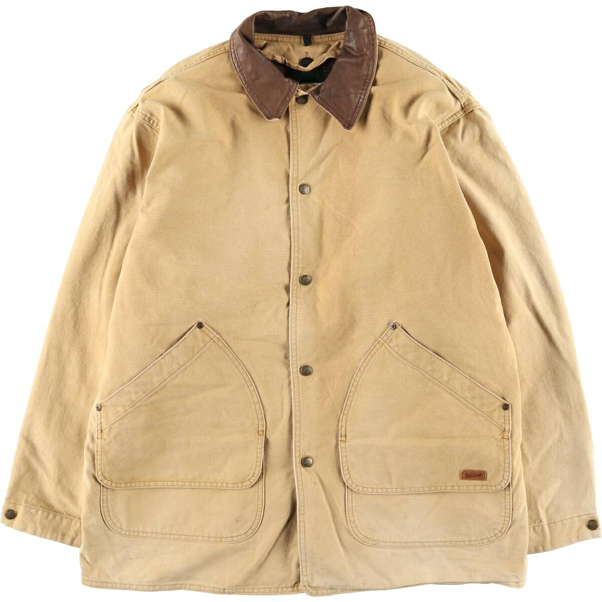 古着 90'S ウールリッチ WOOLRICH 中綿入り ダック ハンティングジャケット USA製 メンズL相当 ヴィンテージ /eaa604924 【中古】 【251225】 【SS2603_10】 イエロー系 春秋冬