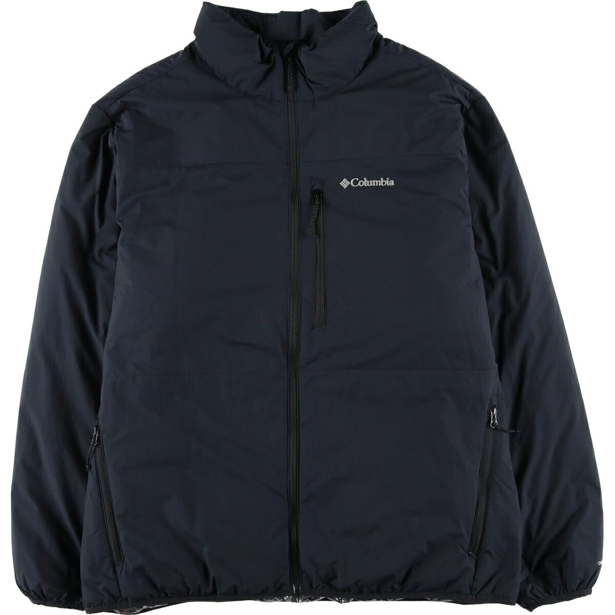 古着 コロンビア Columbia OMNI-HEAT 中綿ジャケット パファージャケット メンズXL相当 /eaa604959 【中古】 【251226】 【SS2603_10】 ブラック系 春秋冬