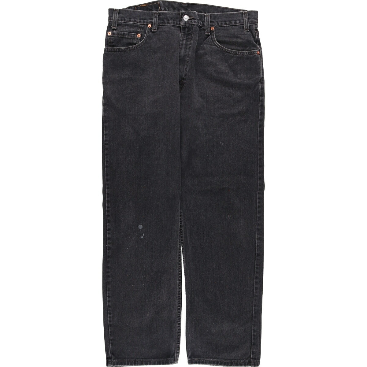 古着 00'S リーバイス Levi's 505 REGULAR FIT STRAIGHT LEG ブラックデニム テーパードデニムパンツ カナダ製 メンズw36相当 /eaa605033 【中古】 【260315】