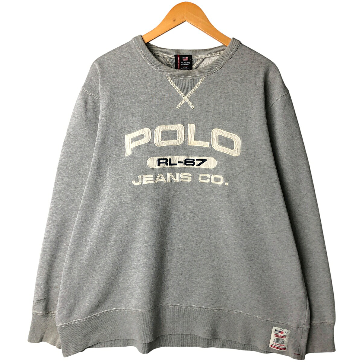 古着 00'S ラルフローレン Ralph Lauren POLO JEANS COMPANY ロゴスウェットシャツ トレーナー メンズXL相当 /eaa605229 【中古】 【251228】 【SS2606_10】｜古着屋JAM
