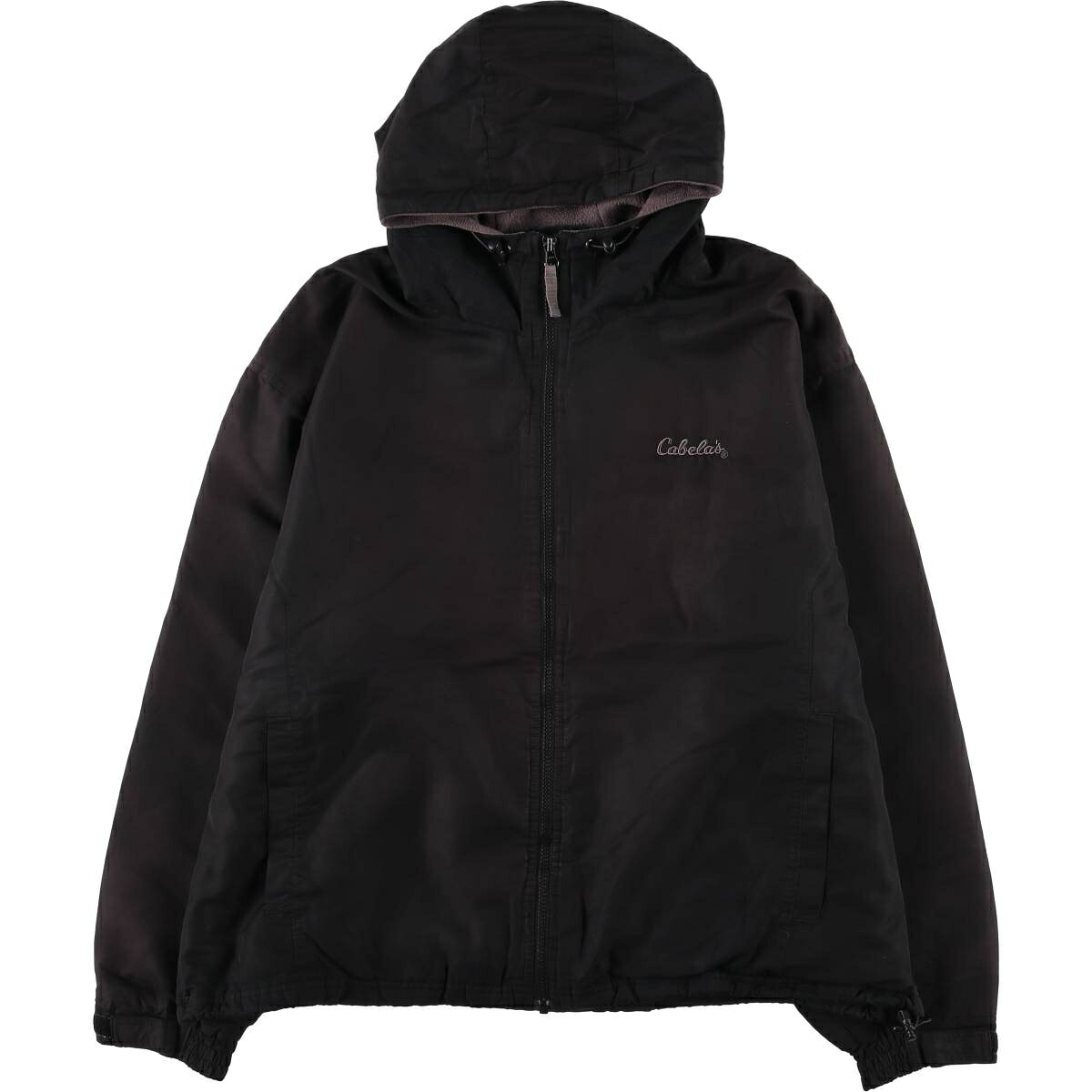 古着 90~00'S カベラス Cabelas ウインドブレーカー メンズXL相当 /eaa605450 【中古】 【260109】 【NY2601】 ブラック系 春秋冬