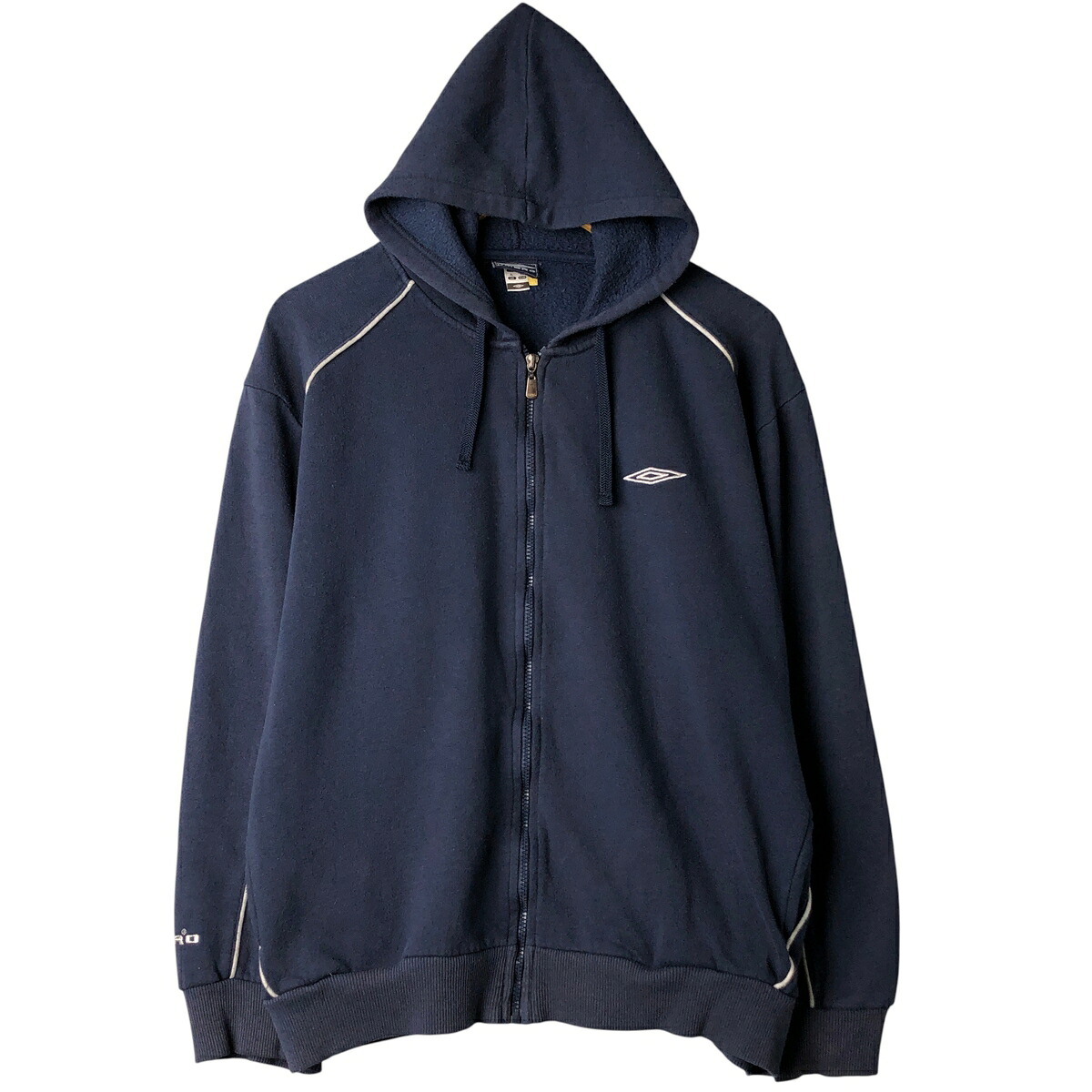 古着 アンブロ UMBRO スウェットフルジップパーカー メンズXL相当 /eaa605608 【中古】 【251229】 ネイビー系 春夏秋冬