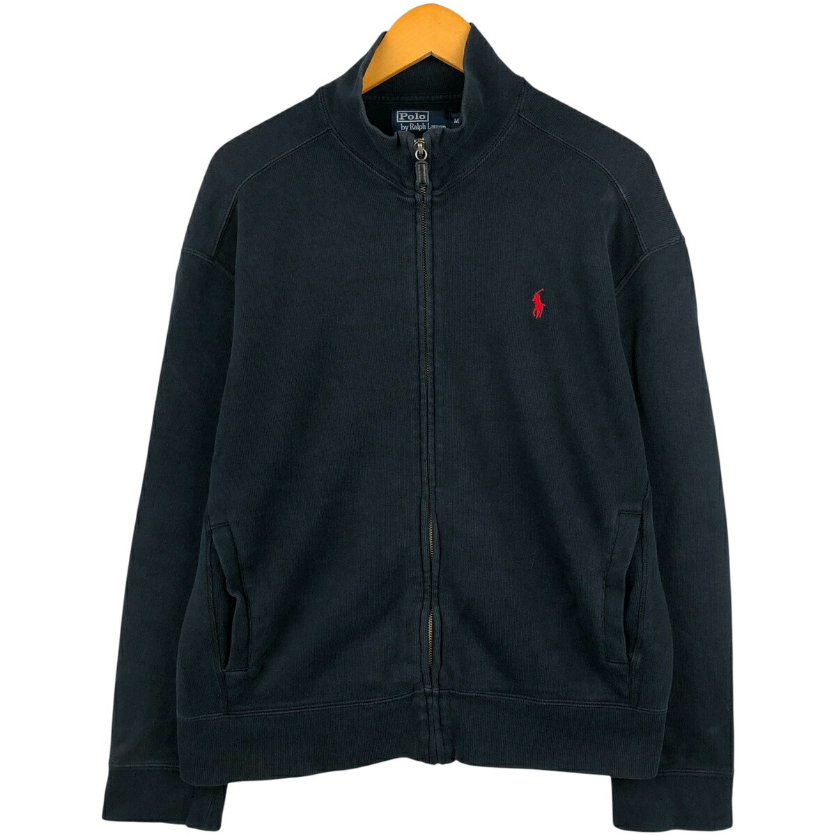 古着 ラルフローレン Ralph Lauren POLO by Ralph Lauren フルジップスウェットシャツ トレーナー メンズM相当 /eaa606001 【中古】 【260102】 ブラック系 春夏秋冬