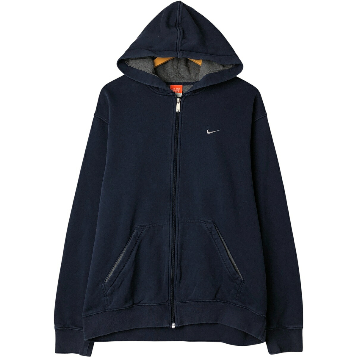 古着 ナイキ NIKE The Athletic Dept. スウェットフルジップパーカー メンズL相当 /eaa606031 【中古】 【260110】 ネイビー系 春夏秋冬