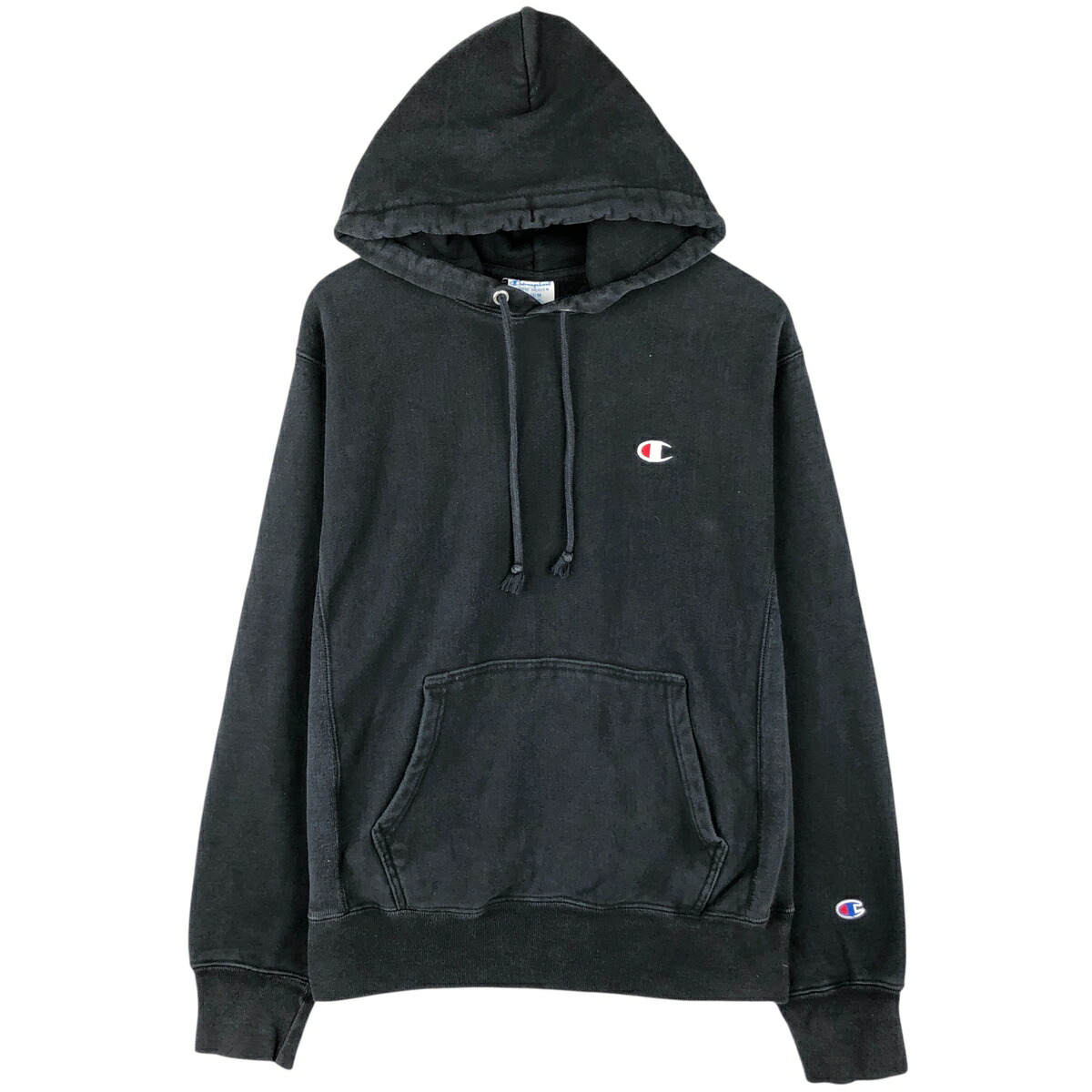 古着 チャンピオン Champion REVERSE WEAVE リバースウィーブ スウェットプルオーバーパーカー メンズM相当 /eaa606079 【中古】 【260112】 ブラック系 春夏秋冬