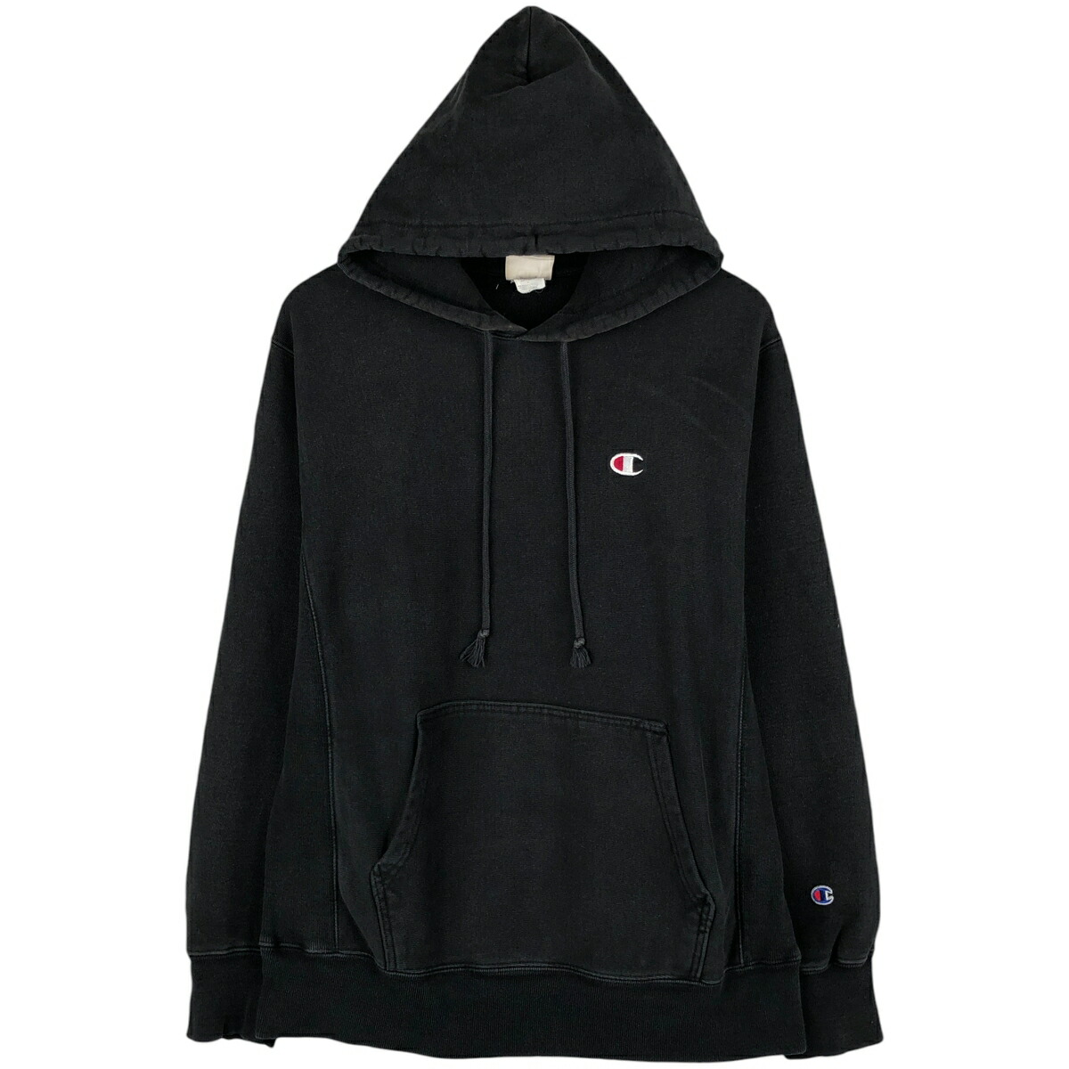 古着 チャンピオン Champion REVERSE WEAVE リバースウィーブ スウェットプルオーバーパーカー メンズM相当 /eaa606150 【中古】 【260112】 ブラック系 春夏秋冬