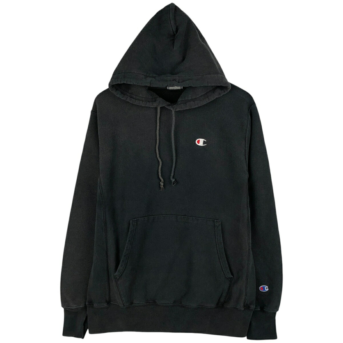 古着 チャンピオン Champion REVERSE WEAVE リバースウィーブ スウェットプルオーバーパーカー メンズL相当 /eaa606155 【中古】 【260112】 ブラック系 春夏秋冬 の商品写真
