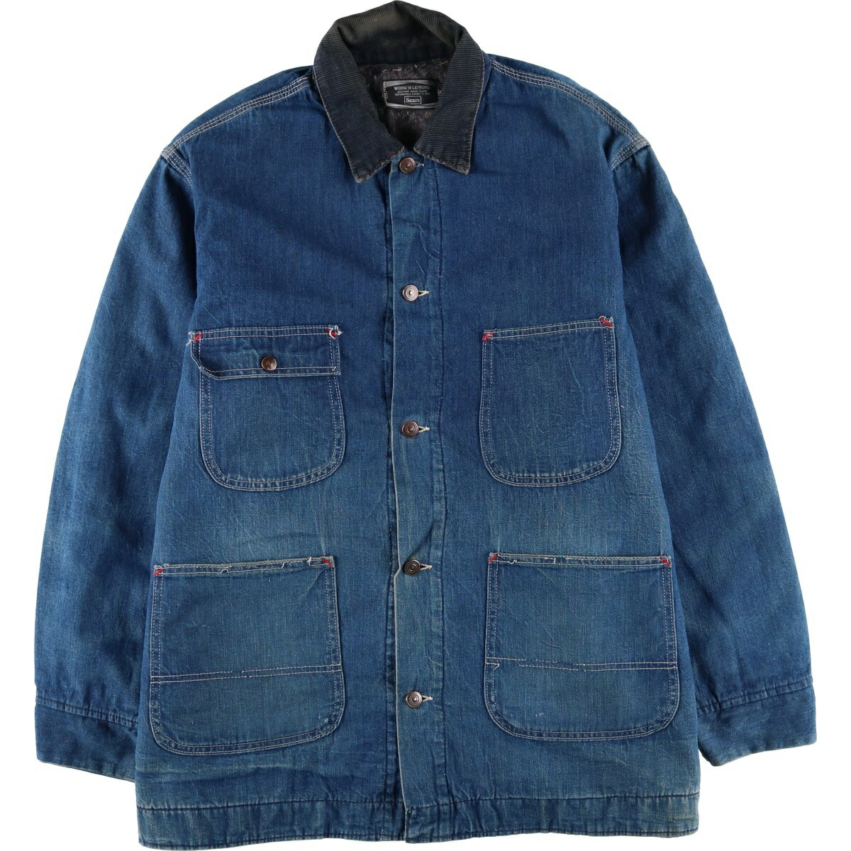 楽天市場】古着 60年代 シアーズ Sears カバーオール レディースM