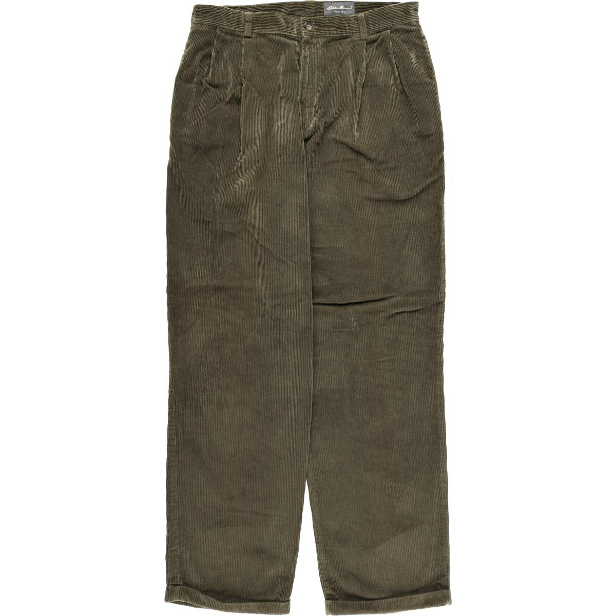 古着 00'S エディーバウアー Eddie Bauer ツータック コーデュロイパンツ メンズw35相当 /eaa606373 【中古】 【260110】 ブラウン系 春夏秋冬 7,709円