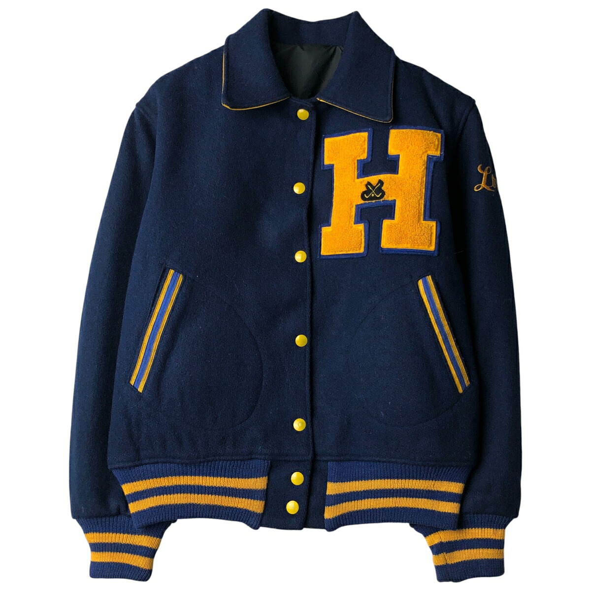 楽天市場】70年代 EMPIRE セーラーカラー フード付き ウールスタジャン