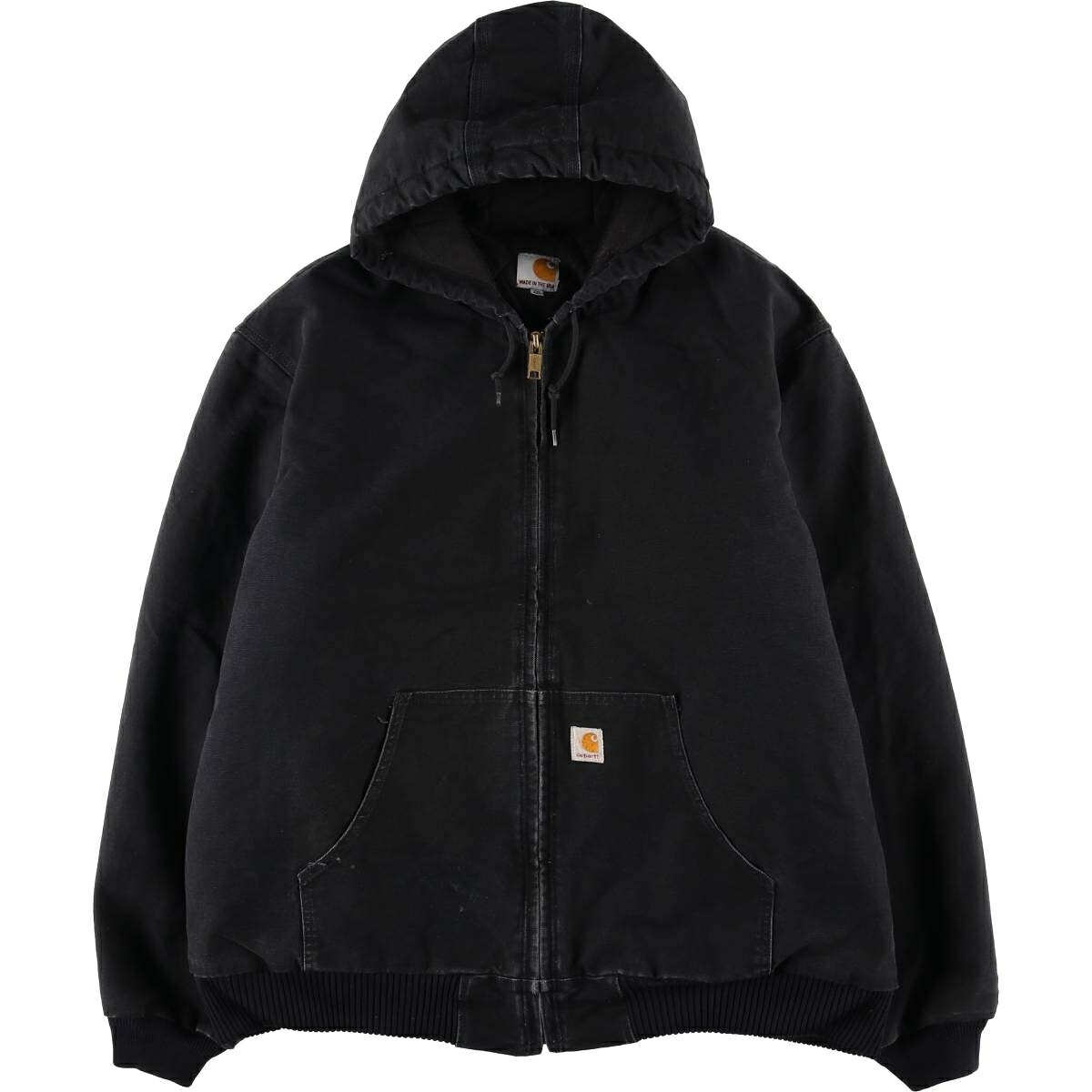 古着 カーハート Carhartt アクティブジャケット 中綿入り ダックフルジップパーカー USA製 メンズXXL相当 /eaa606443 【中古】 【260114】