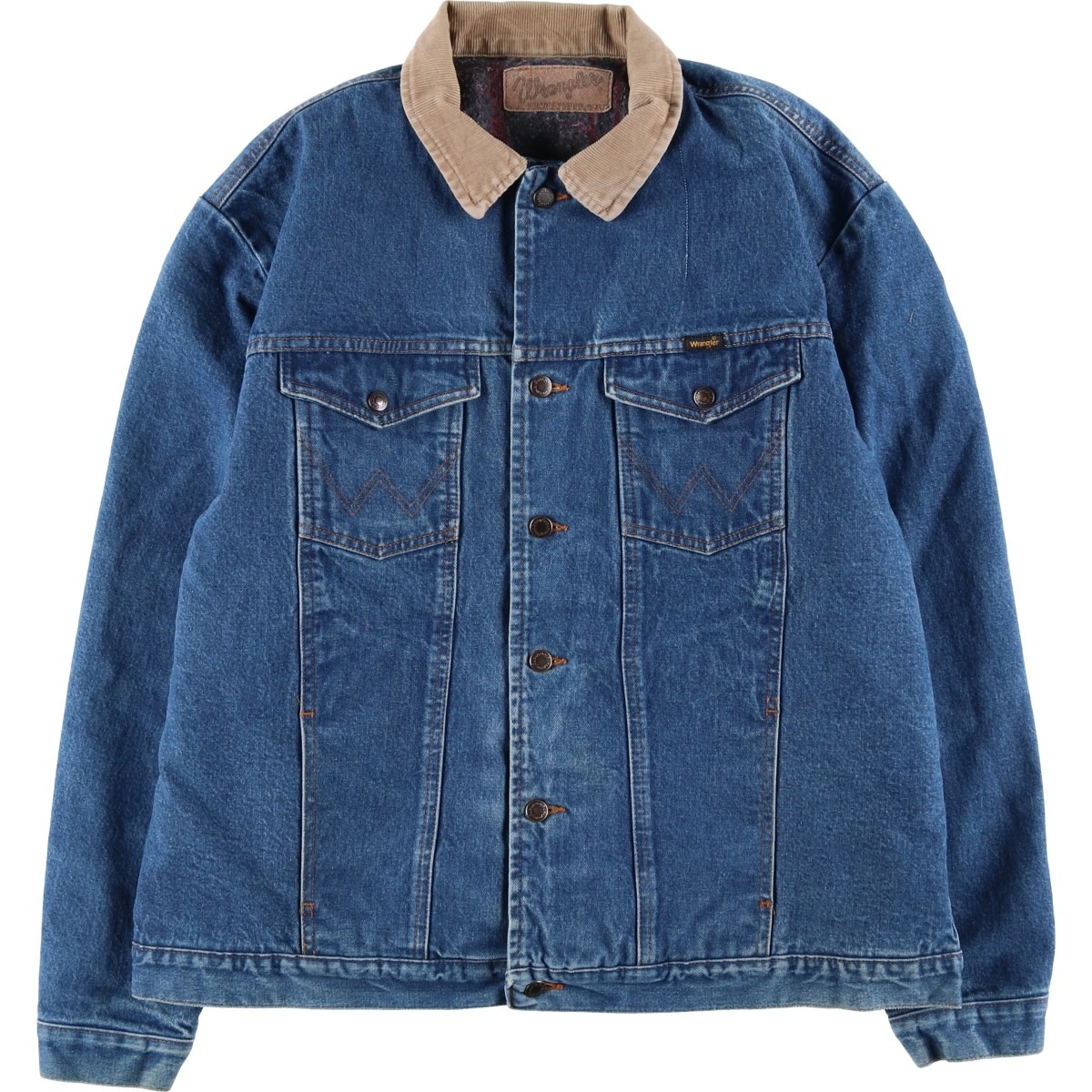 古着 ラングラー Wrangler デニムジャケット Gジャン メンズM相当 ヴィンテージ /eaa606493 【中古】 【260112】 ブルー系 春秋冬
