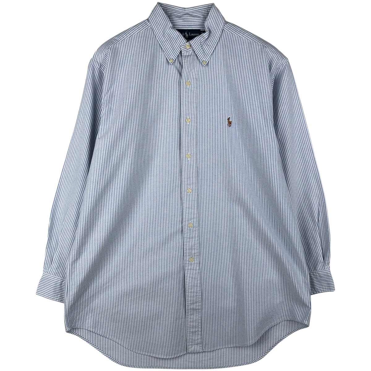 古着 ラルフローレン Ralph Lauren YARMOUTH 長袖 ボタンダウンストライプシャツ メンズL相当 /eaa606756 【中古】 【260110】 【NH-2508】 ホワイト系 春夏秋冬